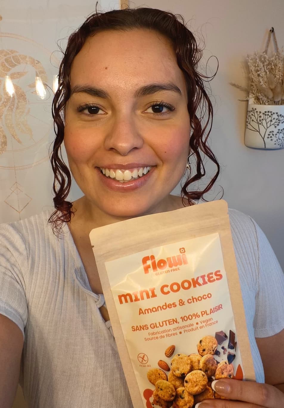 Mini Cookies Sans Gluten Amandes & Chocolat Flowi | -33% de sucre
