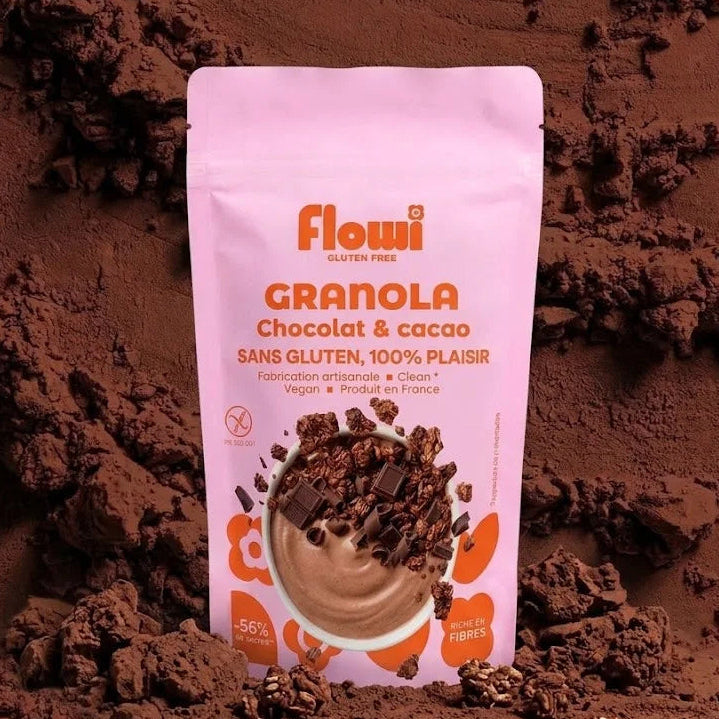 Granola sans gluten chocolat flowi