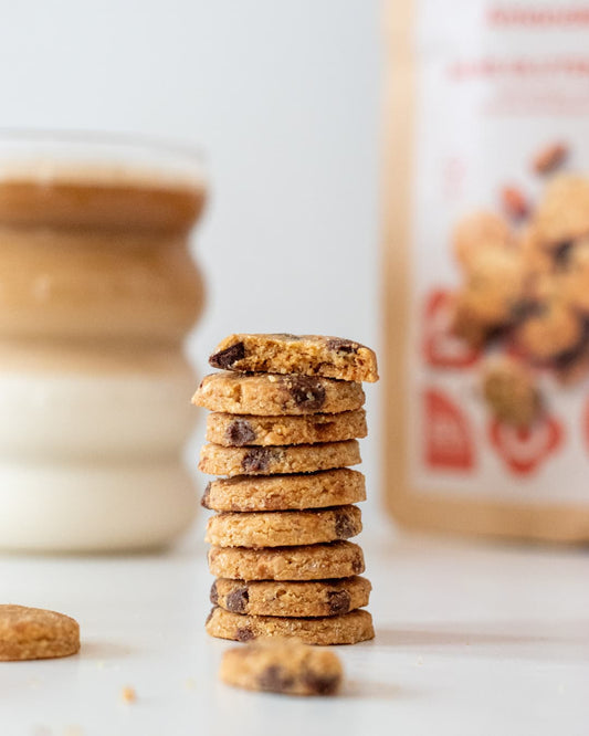 Mini Cookies Sans Gluten Amandes & Chocolat Flowi | -33% de sucre