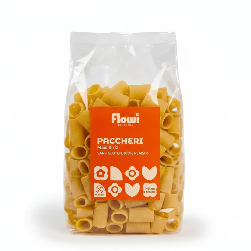pates sans gluten flowi paccheri