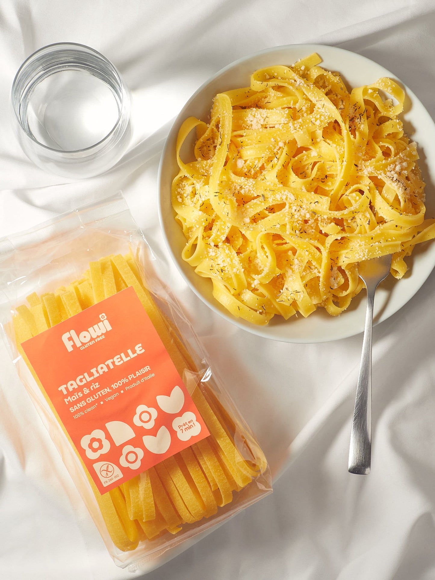 Tagliatelles Sans Gluten Flowi - Maïs & Riz | 0 additif