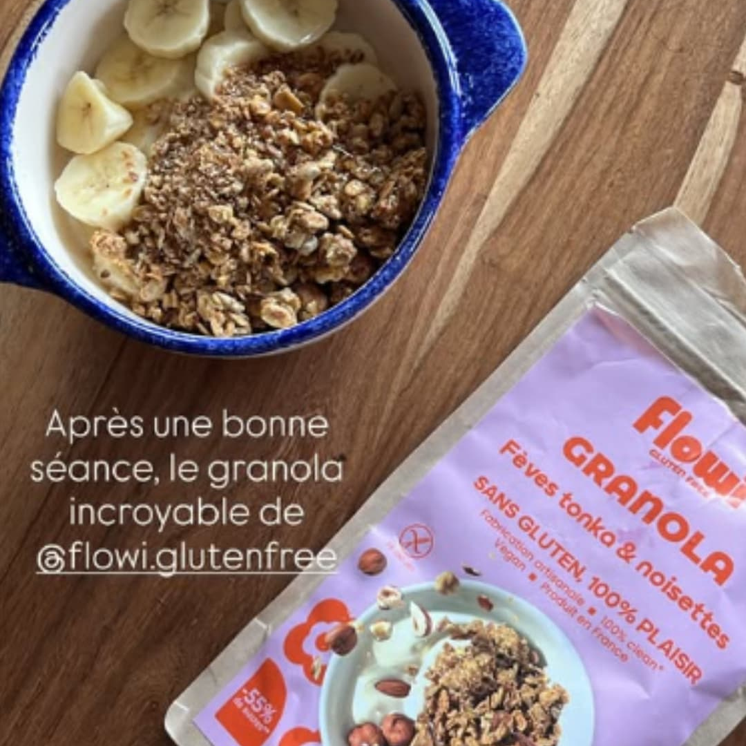 Granola Sans Gluten Avoine, Noisette & Fève Tonka | -55% de sucre