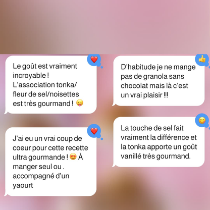 Granola Sans Gluten Avoine, Noisette & Fève Tonka | -55% de sucre