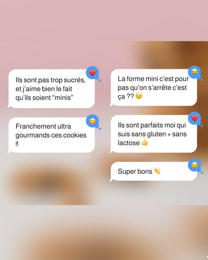 Pack Douceur | 2x mini cookies + 2x granola | Sans gluten | Réduit en sucre