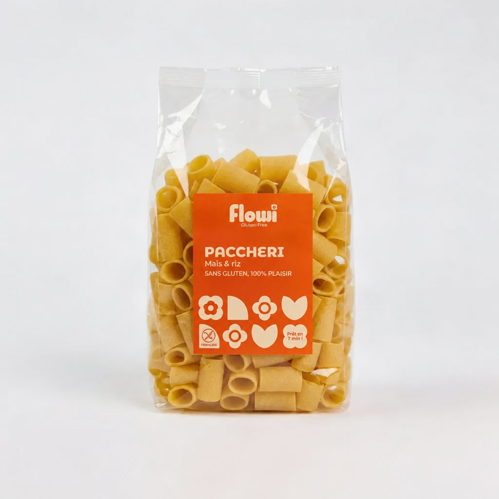 pates sans gluten flowi paccheri