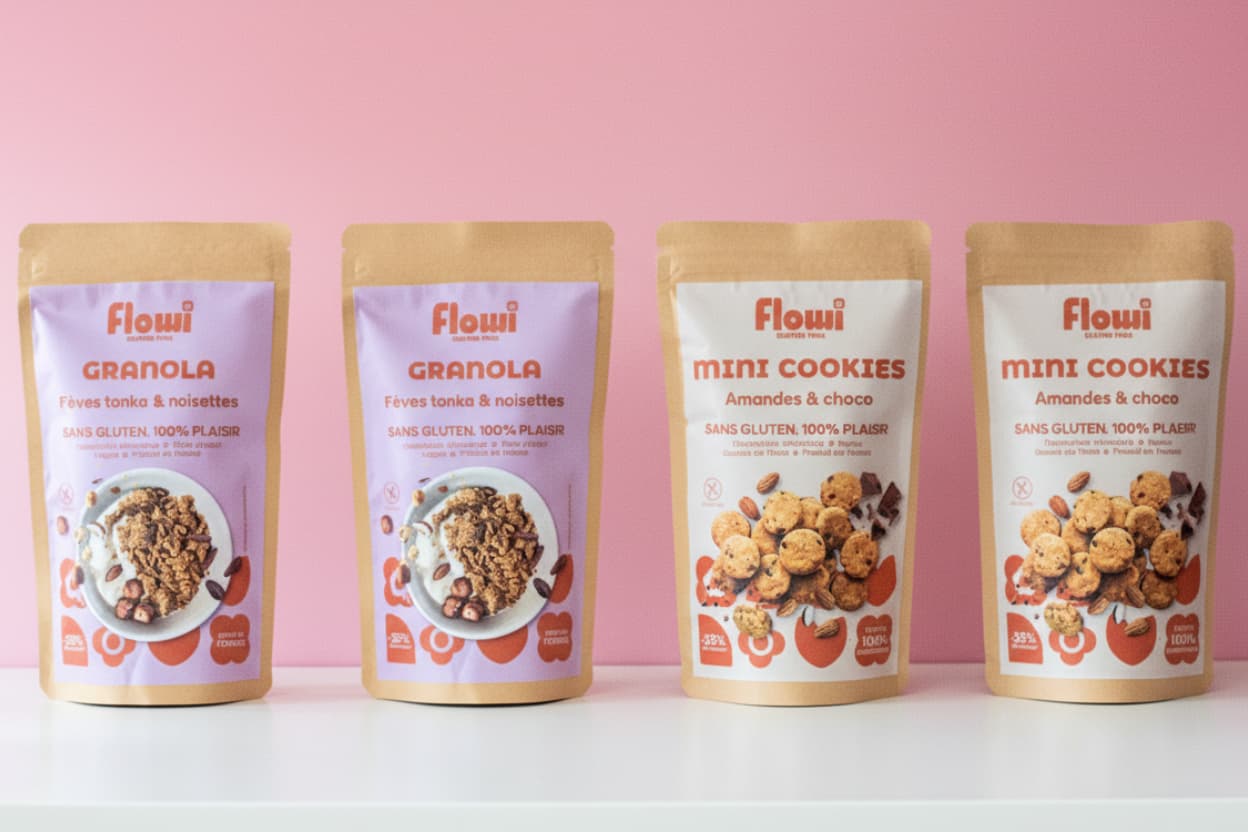 Pack Douceur | 2x mini cookies + 2x granola | Réduit en sucre