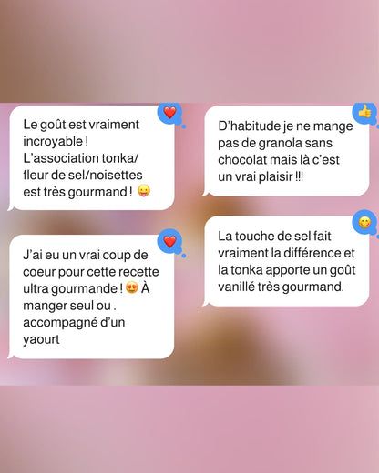 Pack Douceur | 2x mini cookies + 2x granola | Sans gluten | Réduit en sucre